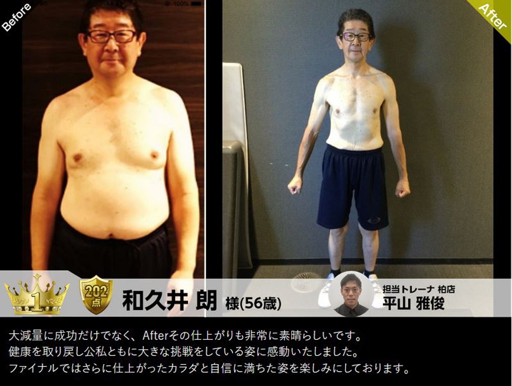 ライザップのスーパーアンバサダーの和久井朗